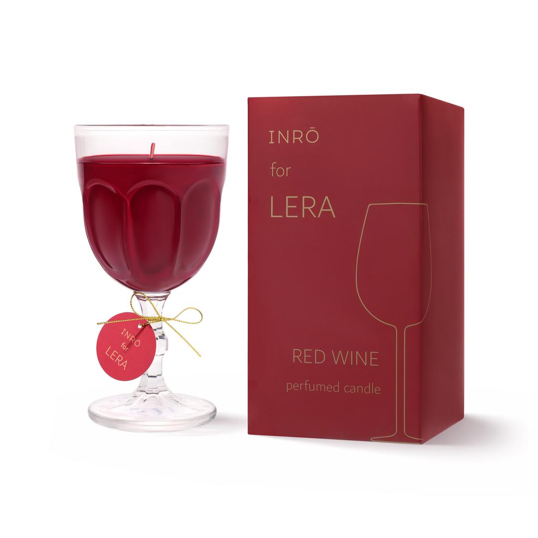 Парфумована свічка INRO for LERA Mandziuk RED WINE 420 мл